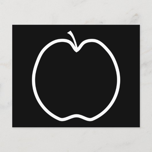 Schwarz-Weiß-Apfel. Flyer (Hinten)