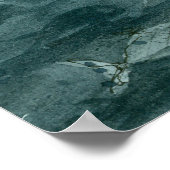 Schwarz-Weiß-Aquarellbilder Poster (Ecke)