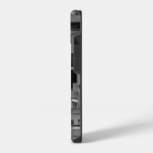 Schwarz-Weiß-Architektur iPhone Hülle (Linke Seite)