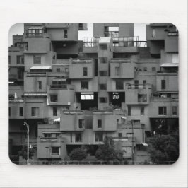 Schwarz-Weiß-Architektur- Mousepad