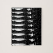 Schwarz-Weiß-Architektur Puzzle (Vertikal)