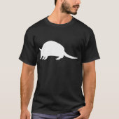 Schwarz-Weiß-Armadillo T-Shirt (Vorderseite)