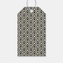 Schwarz-Weiß Art Deco