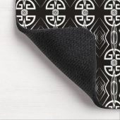 Schwarz-Weiß-Art-Deco Mousepad (Ecke)