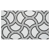 Schwarz-Weiß-Art-Deco-Muster Stoff (Fat Quarter (45,7 x 55,9 cm))