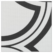 Schwarz-Weiß-Art-Deco-Muster Stoff (Nahaufnahme)