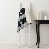 Schwarz-Weiß-ArtDeco-Grafik Sherpadecke (Beispiel)