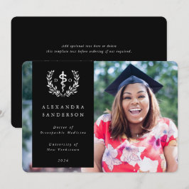 Schwarz-Weiß-Arzt für Osteopathisches Foto Ankündigung