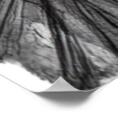 Schwarz-Weiß auf der Stadtstraße | AI Art Poster (Ecke)