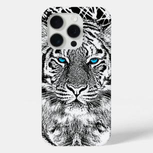 Schwarz-Weiß-Augen-Tiger-Design Case-Mate iPhone Hülle