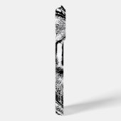 Schwarz-Weiß-Augen-Tiger-Design Case-Mate iPhone Hülle (Rückseite / Rechts)