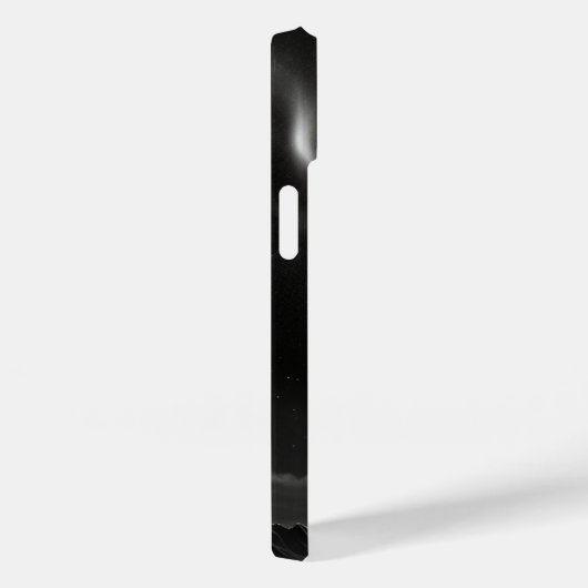 Schwarz-Weiß-Aurora - Persönlicher Name Case-Mate iPhone Hülle (Rückseite / Rechts)