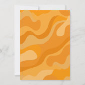 Schwarz-weiß aussehendes Halloween Rustikales Bat Einladung (Rückseite)