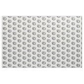 Schwarz-Weiß-Austern-Muschel Stoff (Fat Quarter (45,7 x 55,9 cm))