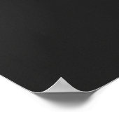 Schwarz-Weiß-Authentizitäts-Zitatposter Poster (Ecke)