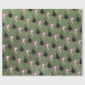 Schwarz-Weiß-Axolotalen Art Geschenkpapier (Flach)