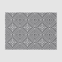 Schwarz-Weiß-Aztec-Design