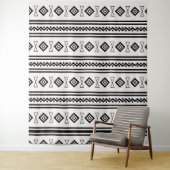 Schwarz-Weiß-Aztec Wandteppich (Beispiel)