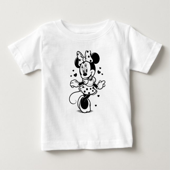 schwarz-weiß baby t-shirt (Vorderseite)