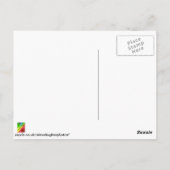Schwarz-Weiß-Badger Postkarte (Rückseite)