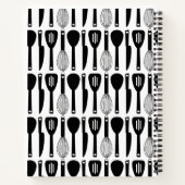 Schwarz-weiß Balloon Whisky Fotos Familienrezepte Notizblock (Rückseite)