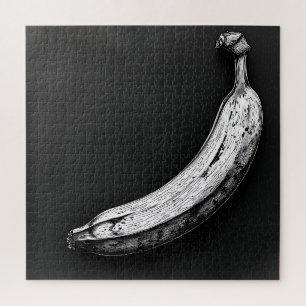 Schwarz-Weiß-Banane Puzzle