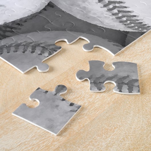 Schwarz-Weiß-Baseball Puzzle (Seite)