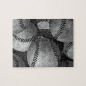 Schwarz-Weiß-Baseball Puzzle (Horizontal)