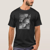 Schwarz-Weiß-Baseball T-Shirt (Vorderseite)