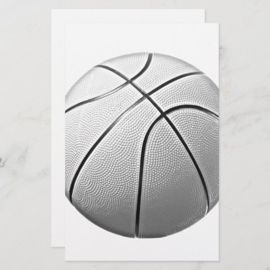 Schwarz-Weiß-Basketball (Vorne/Hinten)