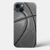 Schwarz-Weiß-Basketball Case-Mate iPhone Hülle (Rückseite)
