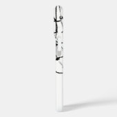 Schwarz-Weiß-Basketball Case-Mate iPhone Hülle (Rückseite / Links)