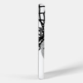 Schwarz-Weiß-Basketball Case-Mate iPhone Hülle (Rückseite / Rechts)