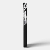 Schwarz-Weiß-Basketball Case-Mate iPhone Hülle (Rückseite / Links)