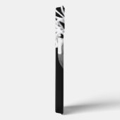 Schwarz-Weiß-Basketball Case-Mate iPhone Hülle (Rückseite / Rechts)