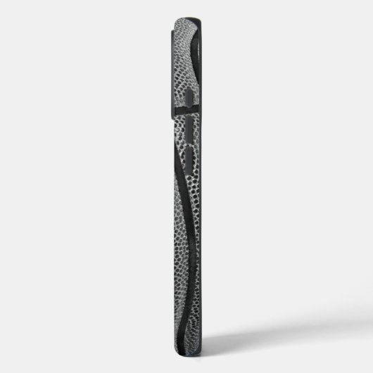 Schwarz-Weiß-Basketball Case-Mate iPhone Hülle (Rückseite / Links)