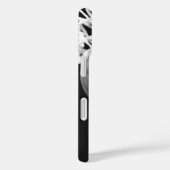 Schwarz-Weiß-Basketball Case-Mate iPhone Hülle (Rückseite / Rechts)