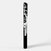 Schwarz-weiß Basketball Case-Mate iPhone Hülle (Rückseite / Rechts)