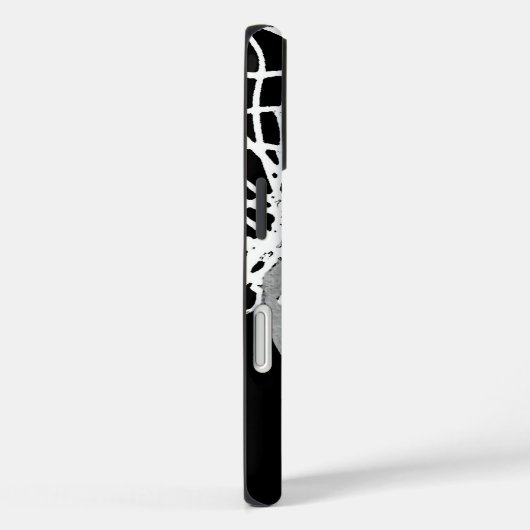 Schwarz-weiß Basketball Case-Mate iPhone Hülle (Rückseite / Rechts)