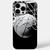 Schwarz-Weiß-Basketball Case-Mate iPhone Hülle (Rückseite)