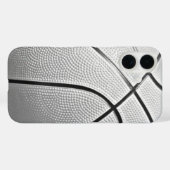 Schwarz-Weiß-Basketball Case-Mate iPhone Hülle (Rückseite (Horizontal))