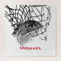 Schwarz-Weiß-Basketball Fügen Sie Ihren Namen hinz
