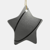 Schwarz-Weiß-Basketball Keramik Ornament (Rechts)