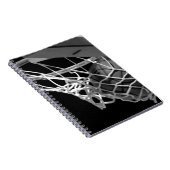 Schwarz-Weiß-Basketball Notizblock (Rechte Seite)