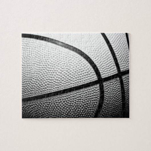 Schwarz-Weiß-Basketball Puzzle (Horizontal)