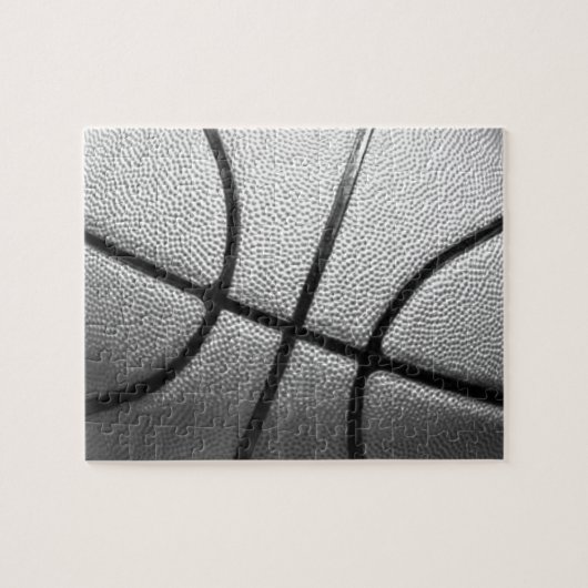 Schwarz-Weiß-Basketball Puzzle (Horizontal)