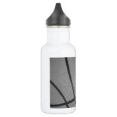 Schwarz-Weiß-Basketball Trinkflasche (Links)