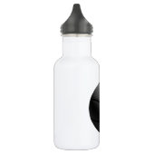 Schwarz-Weiß-Basketball Trinkflasche (Links)