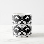 Schwarz-Weiß-Batty-Kaffeetasse Kaffeetasse (Mittel)