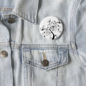 Schwarz-Weiß-Baum Button (Beispiel)